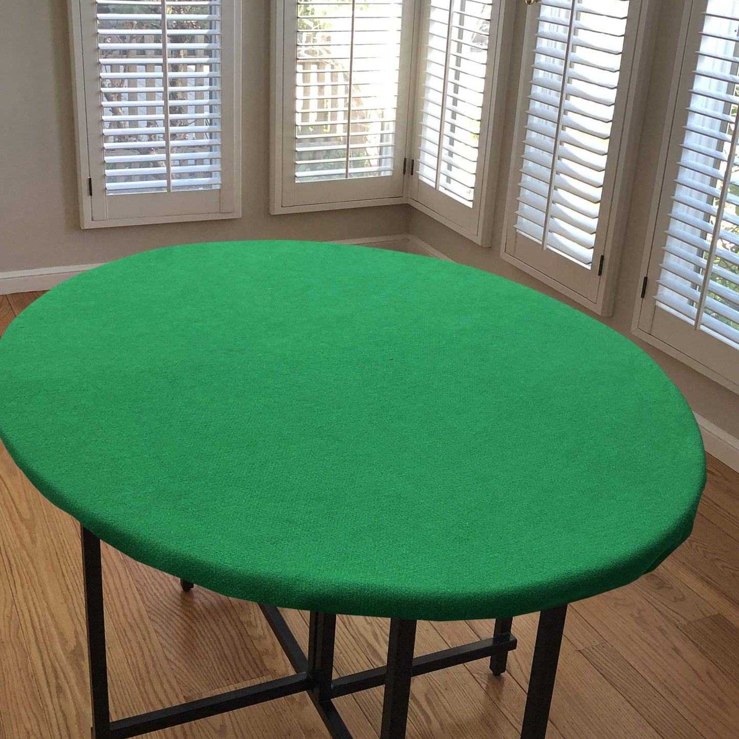 CAIT Chapman Home Collection Felt Game Table Cover with Elastic Band for 35"-45" Diameter Round, Hexagon or Octagonal Tables with Standard Thickness (Fitting 35"-45" Table)