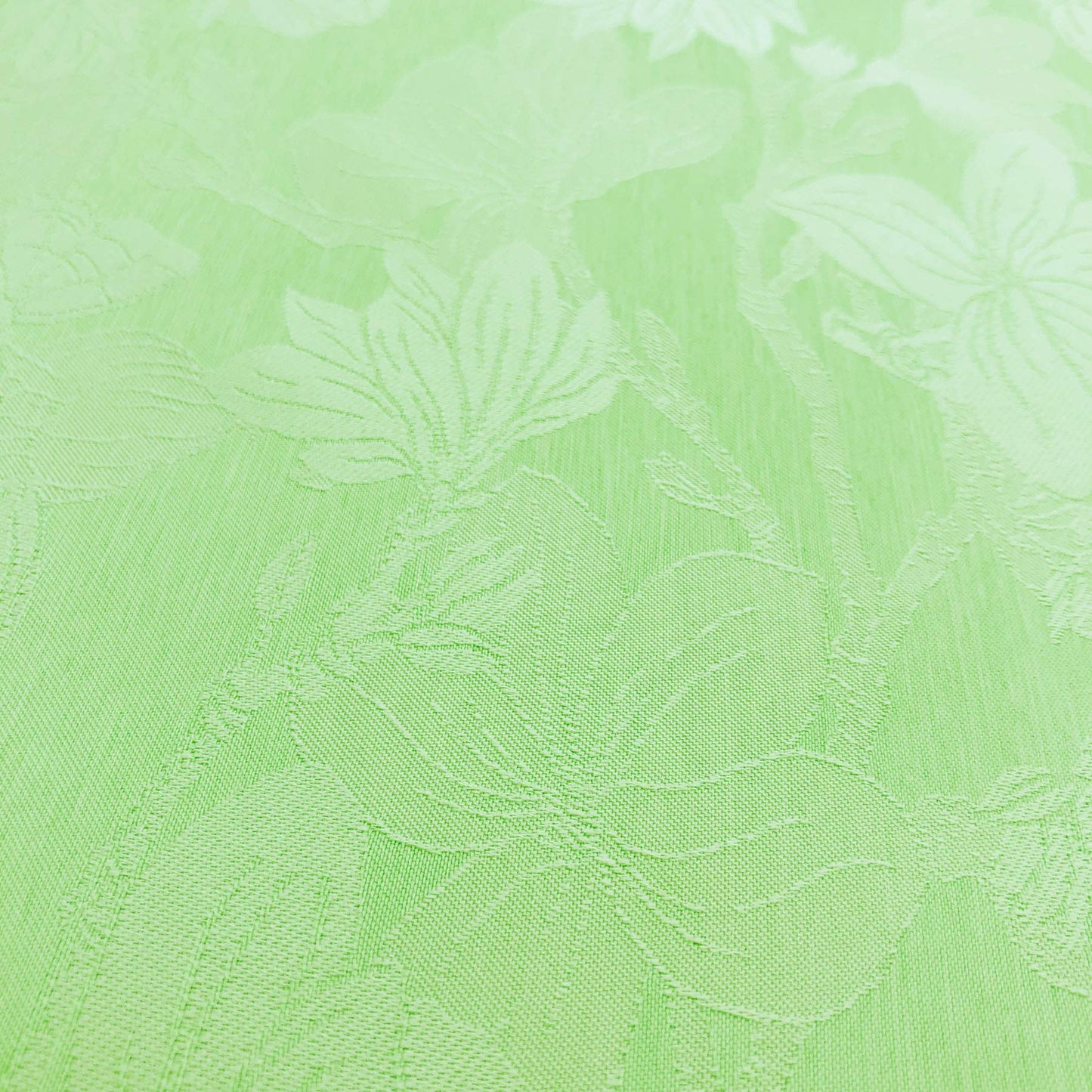 CAIT CHAPMAN HOME COLLECTION Spring Summer Botanic Garden Themed Jacquard Woven Tablecloth (70"x108" Tablecloth, Cantaloupe)