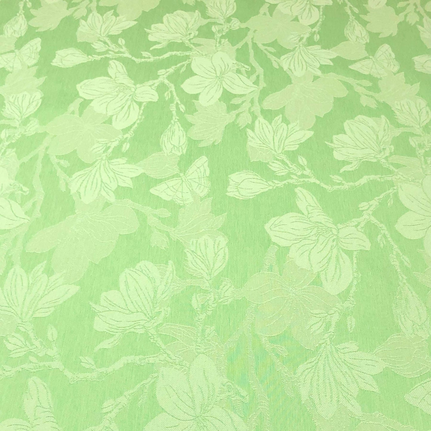 CAIT CHAPMAN HOME COLLECTION Spring Summer Botanic Garden Themed Jacquard Woven Tablecloth (70"x108" Tablecloth, Cantaloupe)
