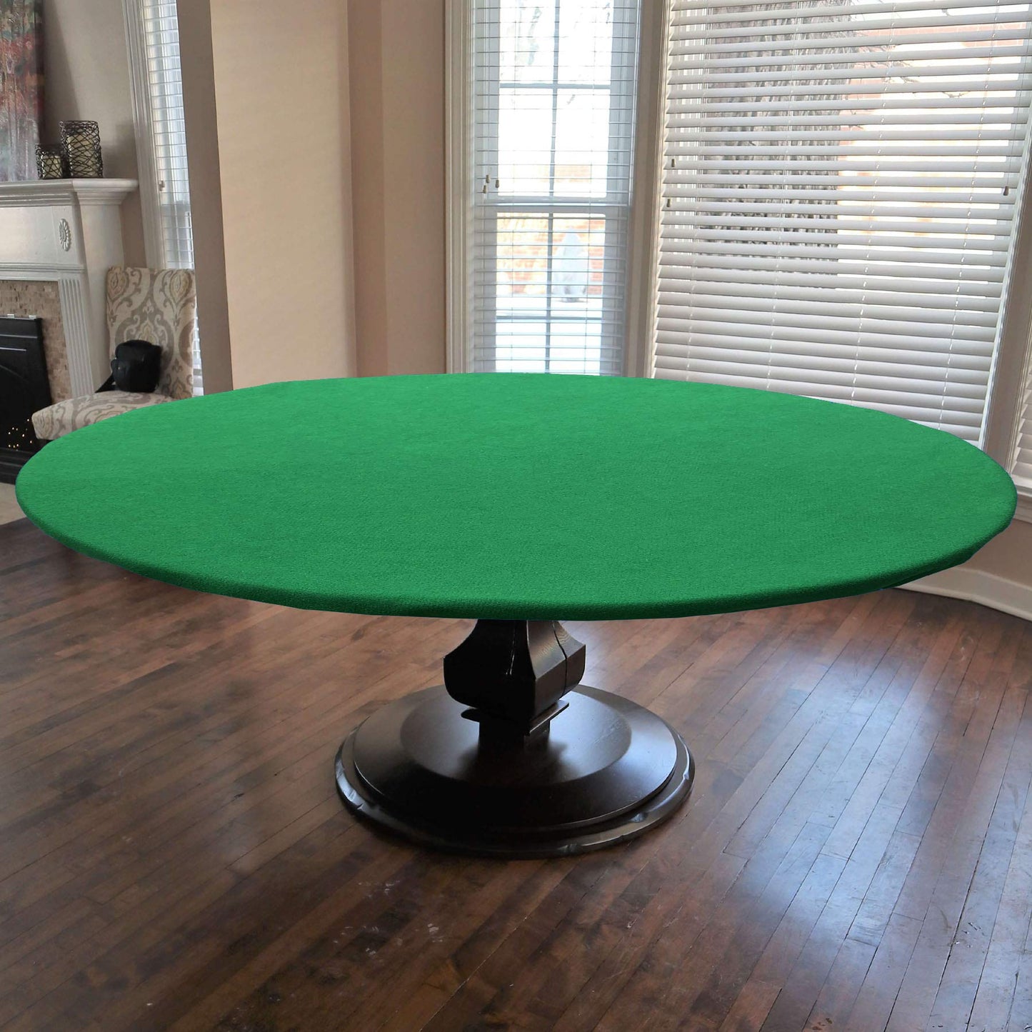 CAIT Chapman Home Collection Felt Game Table Cover with Elastic Band for 35"-45" Diameter Round, Hexagon or Octagonal Tables with Standard Thickness (Fitting 35"-45" Table)