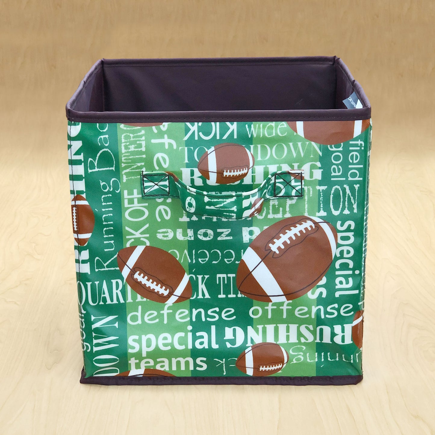 Passion for Football Collection 11"x11"x11" Storage Cube