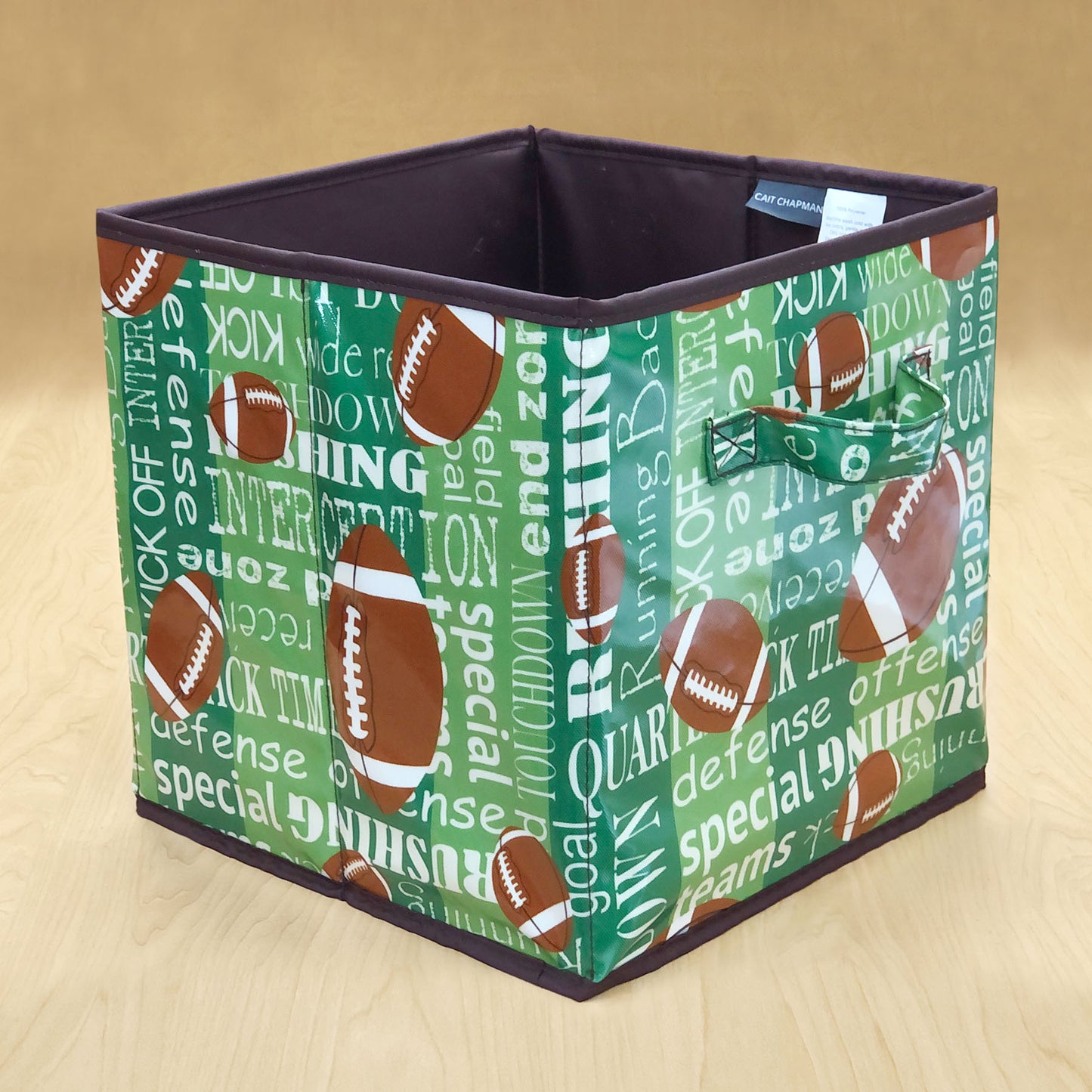 Passion for Football Collection 11"x11"x11" Storage Cube